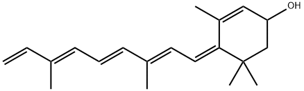 anhydrovitamin A(2) 化学構造式