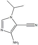 1H-Imidazole-5-carbonitrile,4-amino-1-(1-methylethyl)-(9CI) Struktur