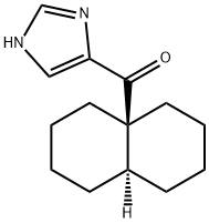 1H-Imidazol-4-yl[1,3,4,5,6,7,8,8aβ-octahydronaphthalen-4aα(2H)-yl] ketone Structure