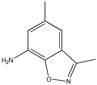1,2-Benzisoxazol-7-amine,3,5-dimethyl-(9CI),69491-65-2,结构式
