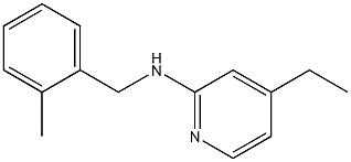 2-Pyridinamine,4-ethyl-N-[(2-methylphenyl)methyl]-(9CI) 结构式