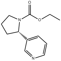 69730-90-1 (2S)-2α-(3-Pyridinyl)-1-pyrrolidinecarboxylic acid ethyl ester