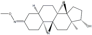 17β-Hydroxy-5β-androstan-3-one O-methyl oxime,69854-82-6,结构式