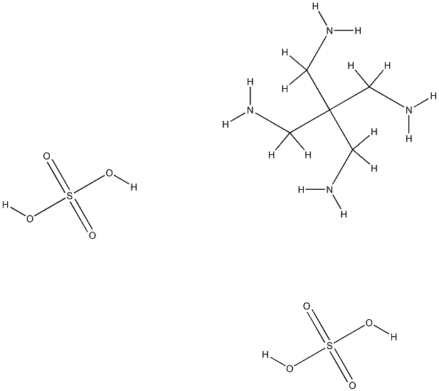 2,2-ビス(アミノメチル)-1,3-プロパンジアミン·2硫酸塩 化学構造式
