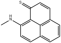 Phenalene,1-thione-9-methylamino- 化学構造式