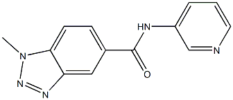 1H-Benzotriazole-5-carboxamide,1-methyl-N-3-pyridinyl-(9CI) Structure