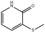 2(1H)-Pyridinone,3-(methylthio)-(9CI) Struktur