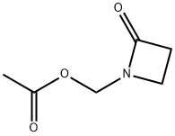 2-Azetidinone,1-[(acetyloxy)methyl]-(9CI) Struktur