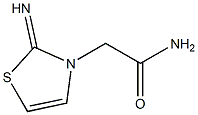 3(2H)-Thiazoleacetamide,2-imino-(9CI) Structure