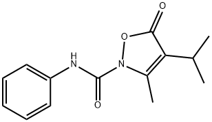2(5H)-Isoxazolecarboxamide,3-methyl-4-(1-methylethyl)-5-oxo-N-phenyl-(9CI) Struktur