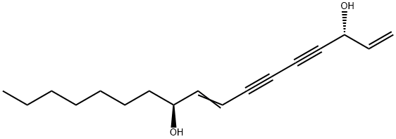 1,8-十七碳二烯-4,6-二炔-3,10-二醇, 708257-91-4, 结构式