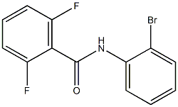 N-(2-bromophenyl)-2,6-difluorobenzamide Struktur