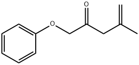 4-Penten-2-one,4-methyl-1-phenoxy-(5CI) 化学構造式
