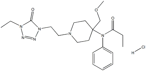 AlfentanilHcl 化学構造式