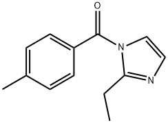 1H-Imidazole,2-ethyl-1-(4-methylbenzoyl)-(9CI) 化学構造式