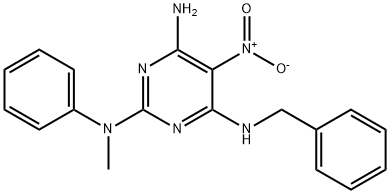 N~4~-benzyl-N~2~-methyl-5-nitro-N~2~-phenylpyrimidine-2,4,6-triamine|