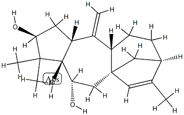 (1β)-Grayanotoxa-10(20),15-diene-3β,5,6β-triol Structure