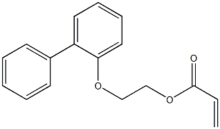 O-Phenylphenoxyethyl Acrylate Structure