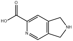 1H-Pyrrolo[3,4-c]pyridine-6-carboxylicacid,2,3-dihydro-(9CI) 化学構造式