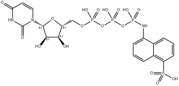 UTP-1-aminonaphthalene-5-sulfonate,72218-69-0,结构式