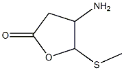 2(3H)-Furanone,4-aminodihydro-5-(methylthio)-(9CI),722448-76-2,结构式