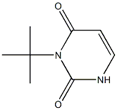 2,4(1H,3H)-Pyrimidinedione,3-(1,1-dimethylethyl)-(9CI),722459-28-1,结构式