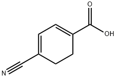 1,3-Cyclohexadiene-1-carboxylicacid,4-cyano-(9CI) 化学構造式