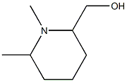 2-Piperidinemethanol,1,6-dimethyl-(9CI) Struktur