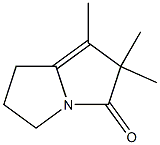 3H-Pyrrolizin-3-one,2,5,6,7-tetrahydro-1,2,2-trimethyl-(9CI) Structure