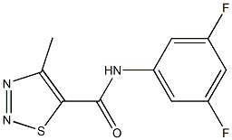 724435-68-1 1,2,3-Thiadiazole-5-carboxamide,N-(3,5-difluorophenyl)-4-methyl-(9CI)