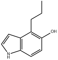 1H-Indol-5-ol,4-propyl-(9CI) Struktur