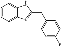 2-(4-fluorobenzyl)-1H-benzimidazol Structure