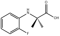 Alanine, N-(2-fluorophenyl)-2-Methyl- Structure