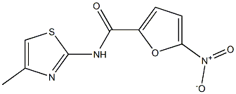2-Furancarboxamide,N-(4-methyl-2-thiazolyl)-5-nitro-(9CI),725244-86-0,结构式