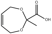 1,3-Dioxepin-2-carboxylicacid,4,7-dihydro-2-methyl-(9CI) Structure