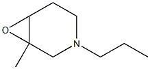 7-Oxa-3-azabicyclo[4.1.0]heptane,1-methyl-3-propyl-(9CI) Structure