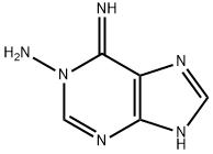 1H-Purin-1-amine,6,7-dihydro-6-imino-(9CI),72621-40-0,结构式