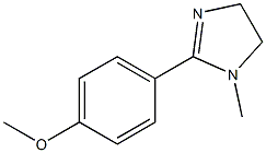 1H-Imidazole,4,5-dihydro-2-(4-methoxyphenyl)-1-methyl-(9CI) Structure