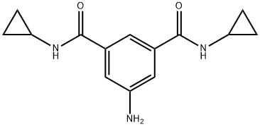 1,3-Benzenedicarboxamide,5-amino-N,N-dicyclopropyl-(9CI) 化学構造式