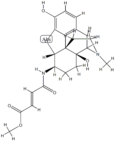 Oxymorphone fumarate methyl ester ,72782-06-0,结构式