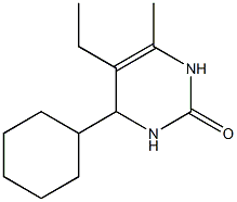 2(1H)-Pyrimidinone,4-cyclohexyl-5-ethyl-3,4-dihydro-6-methyl-(9CI)|