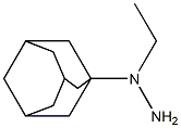 1-[1-(adamantan-1-yl)ethyl]hydrazine Struktur