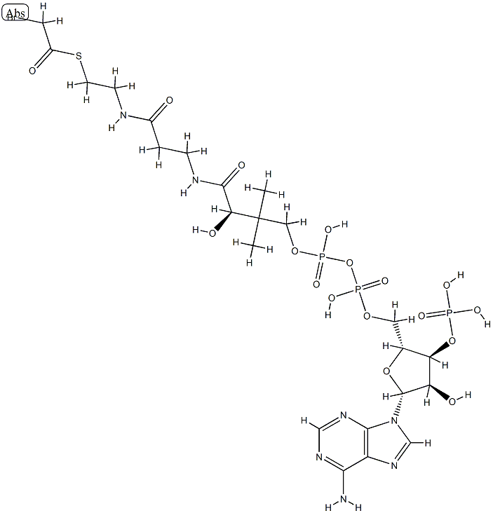 2-bromoacetyl coenzyme A 结构式