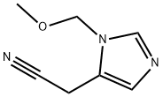 1H-Imidazole-5-acetonitrile,1-(methoxymethyl)-(9CI) 结构式