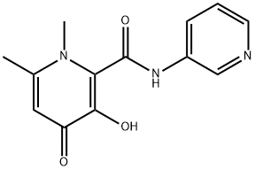 2-Pyridinecarboxamide,1,4-dihydro-3-hydroxy-1,6-dimethyl-4-oxo-N-3- Structure