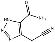 1H-1,2,3-Triazole-4-carboxamide,5-(cyanomethyl)-(9CI) 结构式