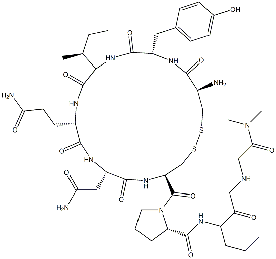 oxytocinoic acid dimethylamide Structure