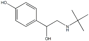 α-[(tert-Butylamino)methyl]-p-hydroxybenzyl alcohol Struktur