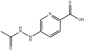 2-Pyridinecarboxylicacid,5-(2-acetylhydrazino)-(9CI) Struktur