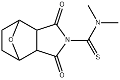 N-(Dimethylthiocarbamoyl)-7-oxabicyclo[2.2.1]heptane-2,3-dicarbimide Structure